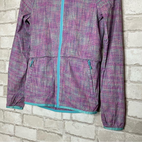 Ivivva Girls Space Dye Lightweight Performance Jacket Size 12 - Picture 3 of 16